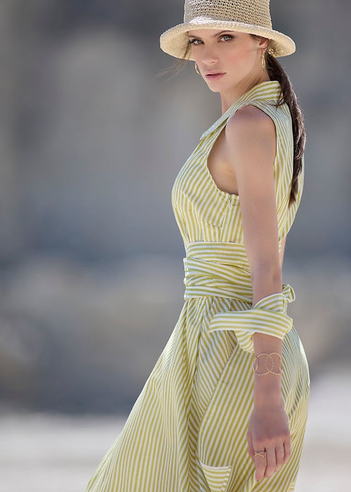 FOX'S Tailliertes Midi-Kleid GUANOTA aus Modal